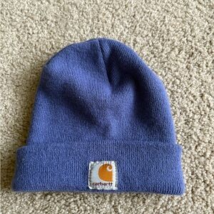 Carhartt Acrylic Hat Knit Cuffed Beanie Purple Violet Lavender Youth Unisex